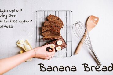 QUICK & EASY: HEALTHY BANANA BREAD - RECIPE