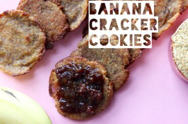 Healthy Peanut Butter Cookie Crackers Recipe | How To Make Low Calorie Peanut Butter Cookie Crackers
