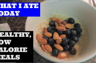 WHAT I ATE TODAY: HEALTHY, LOW CALORIE MEALS