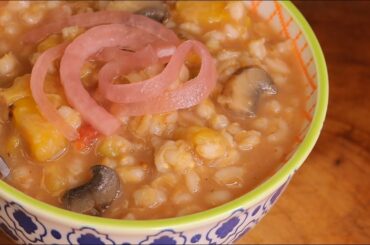 One Pot Vegan Barley Soup - Beginner Recipes - Healthy Recipe Channel