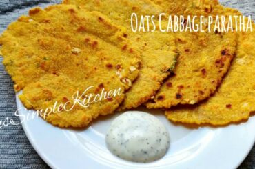 Oats Paratha for weight loss|healthy low-calorie breakfast