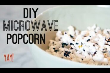 DIY microwave popcorn recipe | Healthy snack recipes | One Hungry Mama
