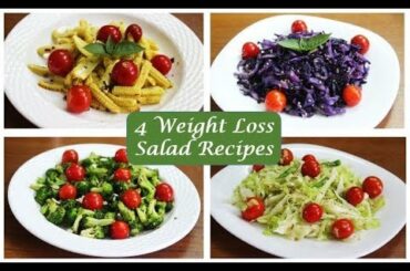 Weightloss recipes/वजन कम करने के लिए सलाद रेसिपीज /salads /Fat burning salad /vegetable salad