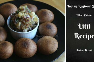 Healthy Bihari Litti Recipe |  | Indian Baked Bread Recipe - Taste of Bihar