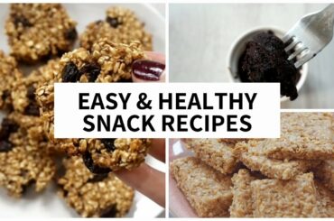 Easy Healthy Snack Recipes- Plant Based