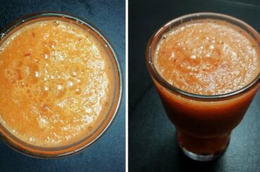 Apple, Carrot, Orange Juice,  Smoothie for Weight Loss Recipe - Healthy Breakfast Recipes