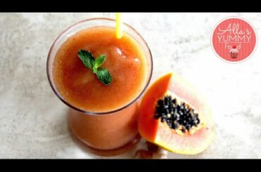 Healthy Breakfast: DAY 3: Papaya, Cucumber & Ginger Smoothie - Losing Weight