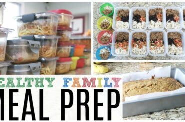 Meal Prep With Me! Healthy Family Meal Prep for the Week