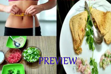 Weight loss breakfast recipe/weight loss sandwich/lose weight fast with healthy breakfast recipe