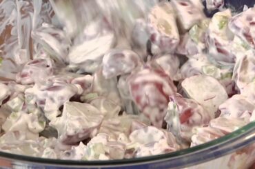 CLASSIC POTATO SALAD RECIPE | how to make potato salad easy + healthy