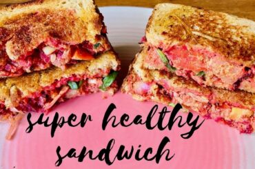HEALTHY SANDWICH RECIPE  | QUICK AND EASY SANDWICH FOR WEIGHT LOSS | MADE WITH LEFTOVER PANEER SABZI