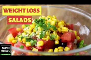 4 Healthy Salad Recipes For Weight Loss| healthy salads for lunch|