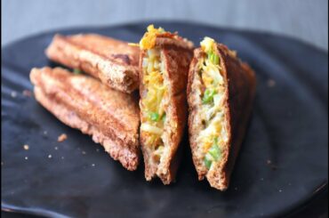 Cheesy veg sandwich - vegetable sandwich recipe - vegetable cheese sandwich - sandwich recipe