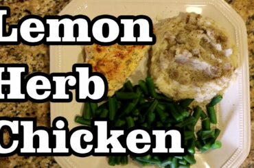 Healthy Food Recipes | Super Easy Delicious Lemon Herb Chicken Dinner