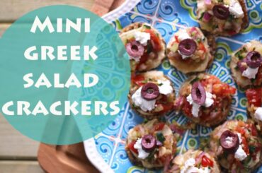 Mini Greek Salad Recipe | Healthy Snack Ideas