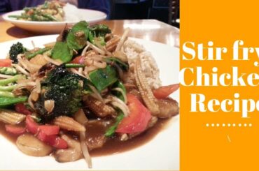 Stir Fry Chicken Recipe Healthy Dinner Recipes