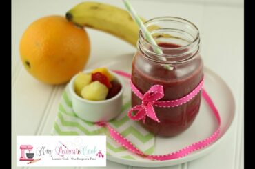 How to Make a Healthy Breakfast Smoothie ~ Vitamix Recipe ~ Amy Learns to Cook