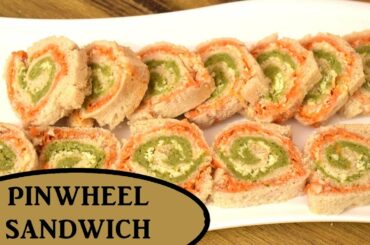 Pinwheel Sandwich | Snack Recipes | Breakfast | Sandwich Recipe | Healthy Snacks for Kids