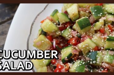 Fresh Cucumber Salad Recipe | Weight Loss Salad Recipe by Healthy Kadai