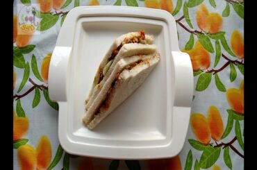 Low calorie sandwich - Vegetable Mayonnaise Sandwich - breakfast recipe - bread recipe