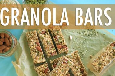 How to Make GRANOLA BARS recipe | EASY & HEALTHY Snack Ideas
