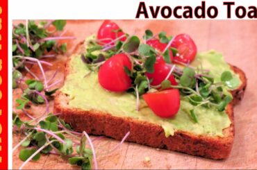 Vegan Avocado Toast Recipe - How To Make a Healthy Breakfast Avocado Sandwich | The Food Nut