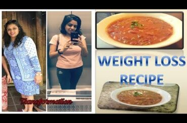 Healthy indian dinner recipe for Weight Loss || LOW CALORIE DINNER || KIDNEY BEAN SOUP