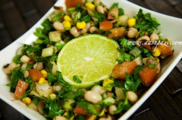 Black Eyed Peas And Corn Salad Recipe (Healthy Food)