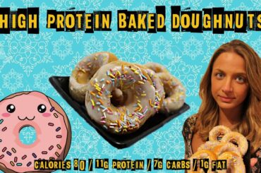 Healthy 80kcal High Protein Donut Recipe | Low Fat Low Carb Low Calorie Donuts