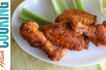 How to Make Baked Chicken Wings - Healthy Hot Wings | Hilah Cooking