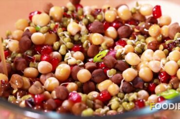 How To Make Sprouts Salad | Healthy Snacks Recipe | The Foodie