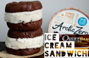 Healthy Ice Cream Sandwich Recipe | How To Make A Brownie Cookie Dough Ice Cream Sandwich