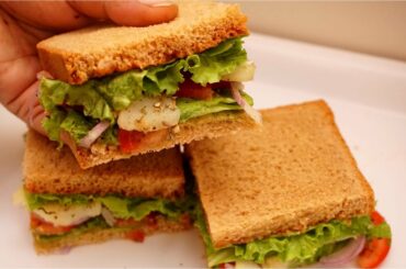 5 Min में बनाये सबसे Healthy & Tasty Sandwich | Veg Sandwich Recipe - Foodship