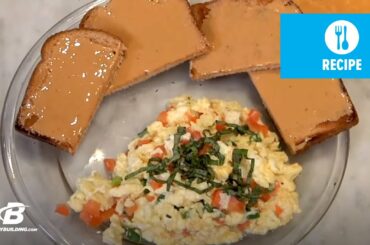 Onion, Tomato, & Egg Breakfast Scramble | Healthy Recipes