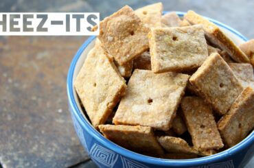 Healthy Cheez Its Recipe | How To Make Homemade Low Calorie Cheez Its