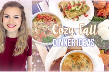 3 Cozy FALL DINNER IDEAS (Vegan + Gluten Free RECIPES)