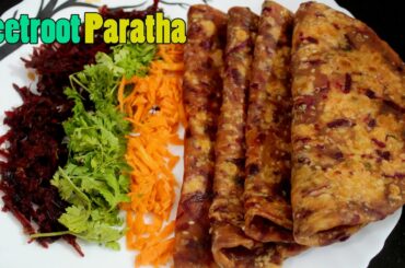 Healthy Beetroot Paratha | Healthy lunchbox recipes | Healthy Breakfast Recipes|Beetroot recipes