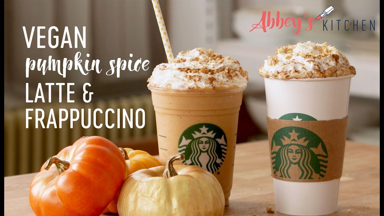 Healthy Vegan Pumpkin Spice Latte & Frappuccino | Starbucks Copy Cat Recipe Healthy Vegan Pumpkin Spice Latte & Frappuccino | Starbucks Copy Cat Recipe