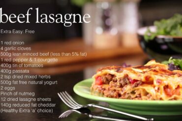 Slimming World healthy lasagne recipe