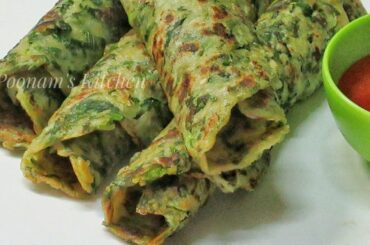 Healthy and Tasty Breakfast Recipe/सुबह का हेल्दी नाश्ता - Mix Bhaji and Oats Cheela Recipe in Hindi