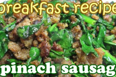 How To Cook Sauteed Spinach Recipes - Easy Breakfast Ideas Recipe - Healthy Food Meals - Jazevox