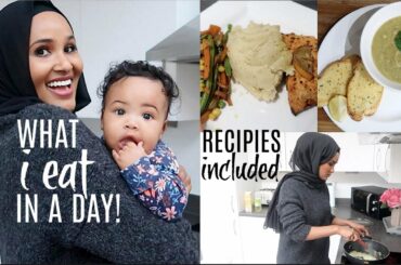 What I Eat In A Day While Breastfeeding 2019! | W HEALTHY RECIPES! AD |Zeinah Nur