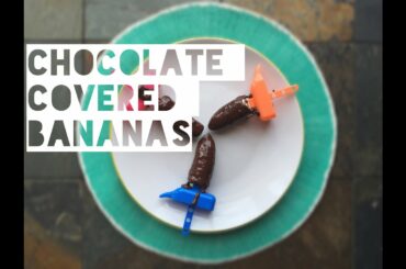 Healthy Chocolate Covered Banana Recipe | How To Make Low Calorie Chocolate Covered Bananas