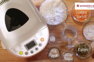 Carrots and Raisin Bread Recipe | Regalia Bread Maker