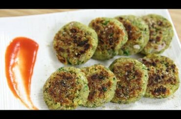 Moong Dal Tikki Recipe | Green Gram Patty | Indian Snacks Recipe | Snacks Recipes | Ruchi Bharani