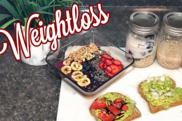 5 EASY HEALTHY Breakfast Ideas//Easy for WEIGHTLOSS//Keto Friendly