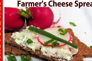 Homemade Farmers Cheese Spread Recipe Wish Red Radish - Healthy Quark Sandwich | The Food Nut