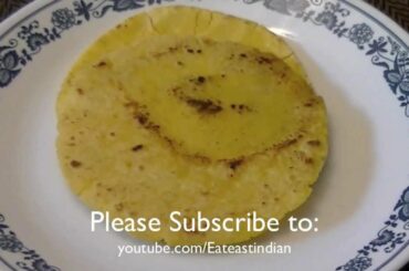How to make Makki Ki Roti | Indian Corn Flour Bread Recipe