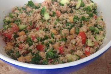 Easy Tabbouleh Salad Recipe (Tabouli, Tabouleh, Dalia Salad ) - Healthy Lunch Ideas
