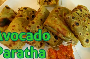 How to make Avocado Paratha recipe |Healthy Avocado Paratha|Plant bases Flat Bread Recipe